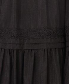 GRACE CONTINENTAL ギャザーレースロングスカート