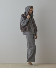 GRACE CONTINENTAL ルーズパーカー グレー