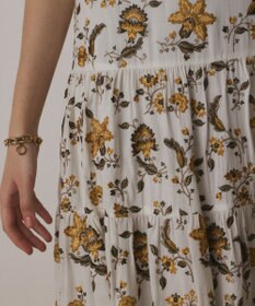 GRACE CONTINENTAL ティアードロングワンピース