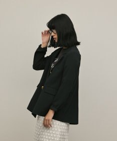 GRACE CONTINENTAL バックタックテーラードジャケット