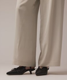 GRACE CONTINENTAL サテンワイドパンツ