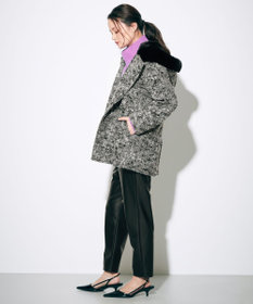 美品　グレースコンチネンタル　ダイアグラム リングツイードコート リングツイードコート / GRACE CONTINENTAL | GRACE CONTINENTAL