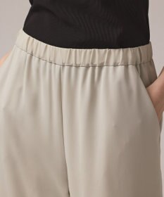 GRACE CONTINENTAL サテンワイドパンツ