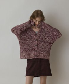 GRACE CONTINENTAL オーバーニットカーディガン