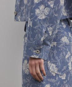 GRACE CONTINENTAL ボタニカルジャガードジャケット