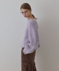 GRACE CONTINENTAL バルキーフェザーニットトップ