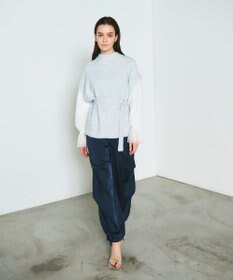 GRACE CONTINENTAL フェザーニットコンビトップ