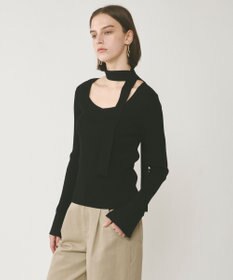 GRACE CONTINENTAL / グレースコンチネンタル リブニットトップ リブニットトップ / GRACE CONTINENTAL | GRACE CONTINENTAL