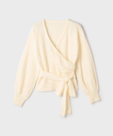 GRACE CONTINENTAL カシュクールニットトップ