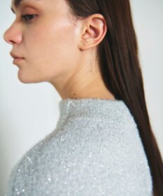 GRACE CONTINENTAL フェザーニットコンビトップ