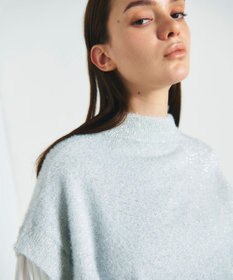 GRACE CONTINENTAL フェザーニットコンビトップ