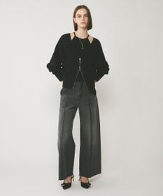 GRACE CONTINENTAL ハイゲージ畦ニットカーディガン