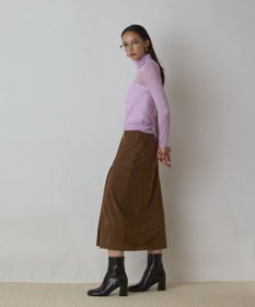 GRACE CONTINENTAL シアーリブニットトップ