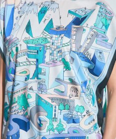 GRACE CONTINENTAL スカーフポンチョトップ