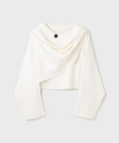 GRACE CONTINENTAL ケープショートニットトップ