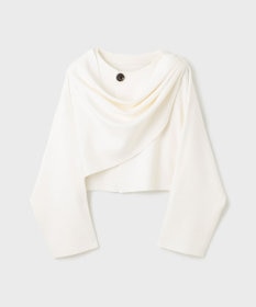 GRACE CONTINENTAL ケープショートニットトップ