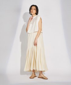 GRACE CONTINENTAL スラッシュニットトップ