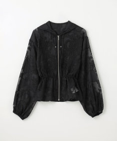 GRACE CONTINENTAL ジャガード刺繍ブルゾン