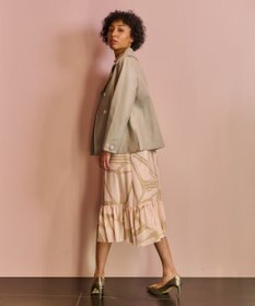 GRACE CONTINENTAL ラムレザーPコート