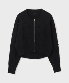 GRACE CONTINENTAL パールニットブルゾン