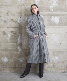 【美品】グレースコンチネンタル チェック ビジュー コート 美品】グレースコンチネンタル チェック ビジュー コート WOMEN