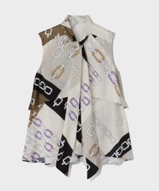 GRACE CONTINENTAL チェーンレイヤードノースリーブ