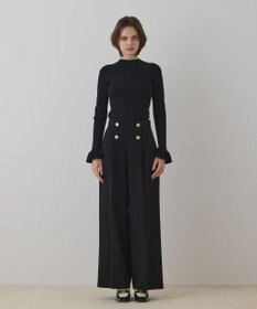 GRACE CONTINENTAL ラメリブニットトップ