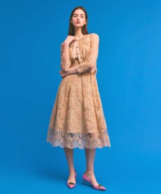 GRACE CONTINENTAL リバーレースドレス