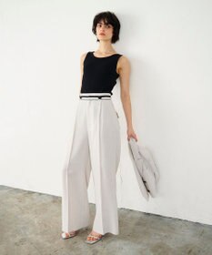 GRACE CONTINENTAL テレコノースリーブ