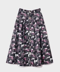 GRACE CONTINENTAL バッグモチーフプリーツスカート