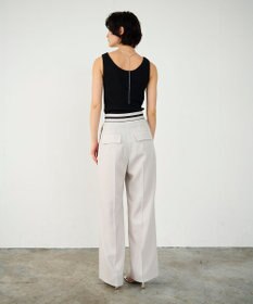 GRACE CONTINENTAL テレコノースリーブ