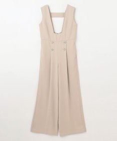 GRACE CONTINENTAL ビジュー釦サロペット