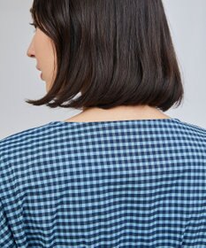 GRACE CONTINENTAL チェックタフタワンピース