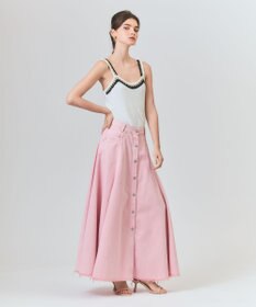 GRACE CONTINENTAL ツイーディーニットキャミ