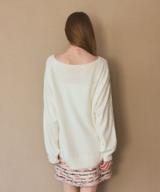 GRACE CONTINENTAL レーススリーブトップ