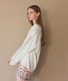 GRACE CONTINENTAL レーススリーブトップ