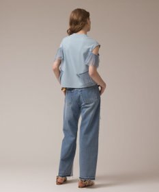 GRACE CONTINENTAL プリーツチュールカットトップ