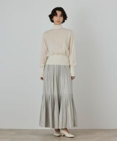GRACE CONTINENTAL ランダムプリーツスカート