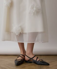 GRACE CONTINENTAL メッシュフラワースカート