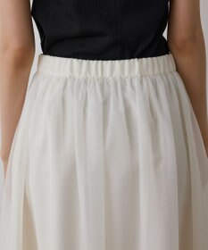 GRACE CONTINENTAL メッシュフラワースカート