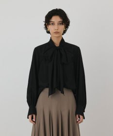 GRACE CONTINENTAL ダブルカフスボウタイブラウス