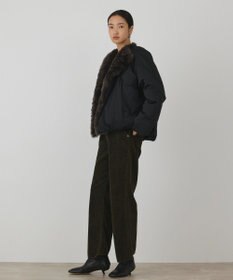 GRACE CONTINENTAL フェイクファー衿ボンバージャケット