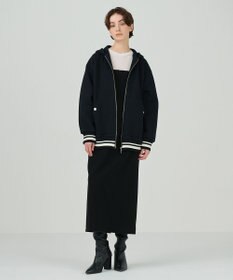 GRACE CONTINENTAL ダンボールニットフーディー ブラック