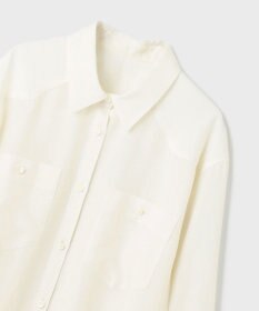 GRACE CONTINENTAL シアー2wayウエスタンシャツ