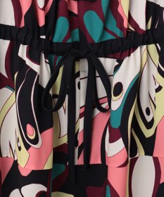 GRACE CONTINENTAL キカバードプリントワンピース