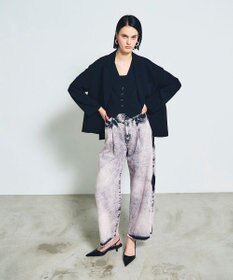 GRACE CONTINENTAL タイダイコクーンデニムパンツ