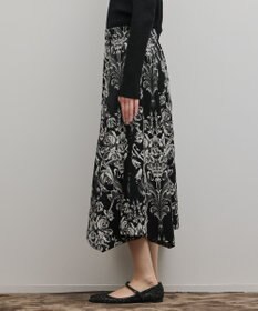 GRACE CONTINENTAL オーナメントジャガードハンカチヘムスカート