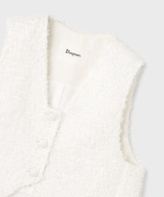 GRACE CONTINENTAL ツイードショートジレジャケット