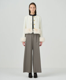 GRACE CONTINENTAL ツイードコンビジャケット