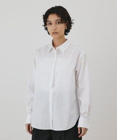 GRACE CONTINENTAL ピンタックドレスシャツ